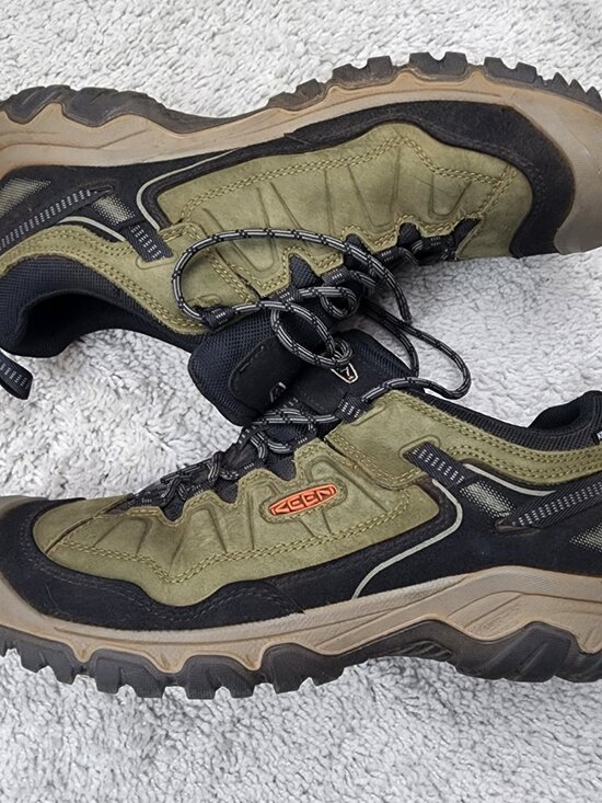 KEEN Targhee IV Waterproof Hiking Shoes Low Boot Men 13 Wide Olive Green 1029003 main image 6